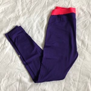 Purple Nike Pro Dri-Fit Pant